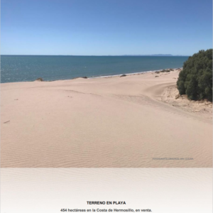 Se vende Terreno en playa Hermosillo